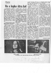 Jozsa Erika Horvath Karoly Faklya 1972 Adorjani Zsolt Ha a lepke utrakel