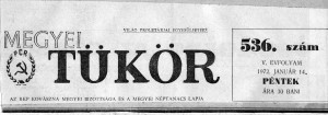 1-gazda Megyei tukor