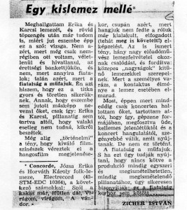 Egy kislemez mellé