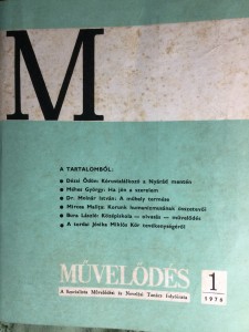 Művelődés 1976 -1
